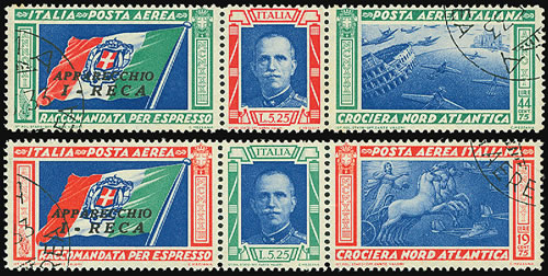 A Balbo airmail triptych