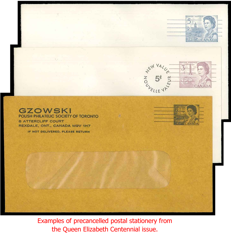 QE postal stationery