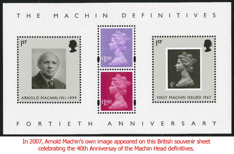 Machin Souvenir Sheet